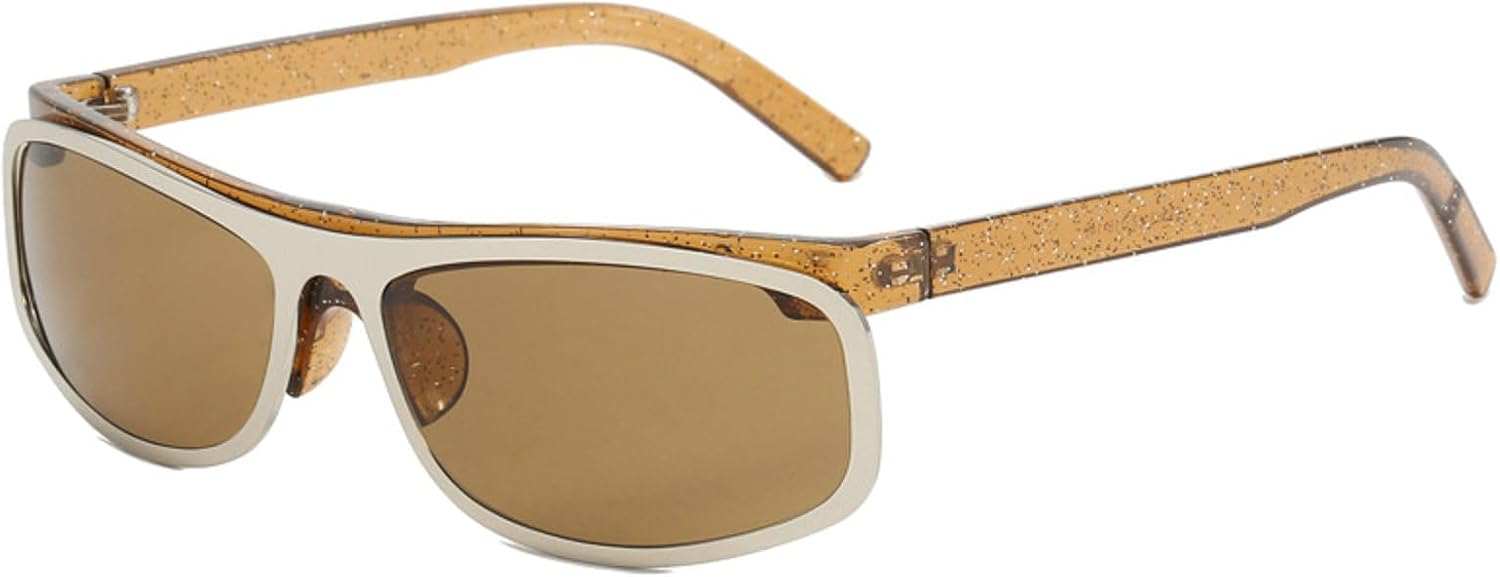 Винтажные роскошные дизайнерские солнцезащитные очки Y2K изогнутой квадратной формы для женщин и мужчин в стиле панк, популярные металлические спортивные очки для велоспорта N45 mincl, Brown
Винтажные роскошные дизайнерские солнцезащитные очки Y2K изогнутой квадратной формы для женщин и мужчин в стиле панк, популярные металлические спортивные очки для велоспорта N45 mincl, Brown