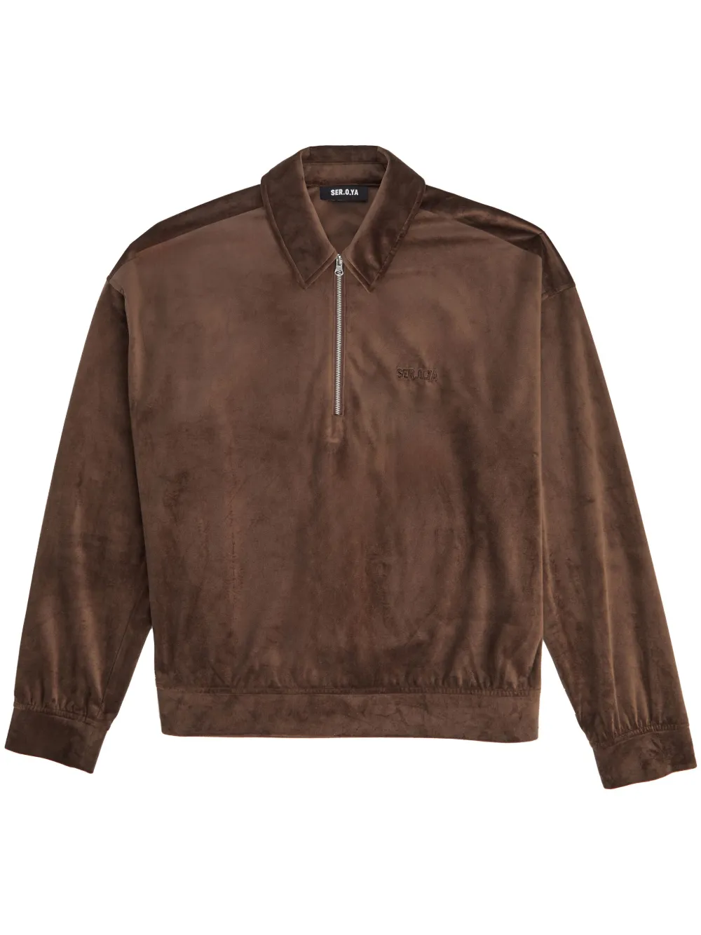 Бархатная рубашка Charles SER.O.YA, коричневый 
Бархатная рубашка Charles SER.O.YA, коричневый