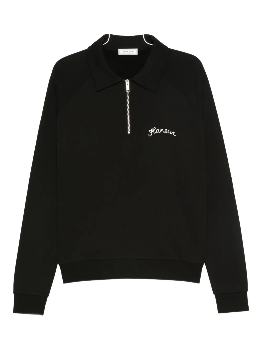 Поло-свитшот на молнии у горловины Flâneur, черный
Поло-свитшот на молнии у горловины Flâneur, черный