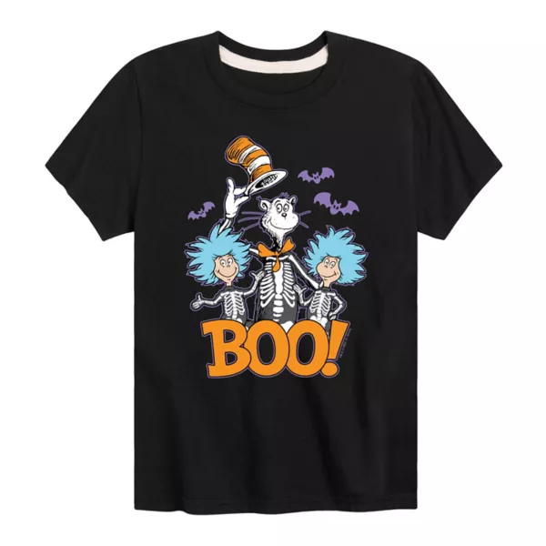 Футболка с рисунком кота в шляпе от доктора Сьюза для мальчиков 8-20 лет Licensed Character, черный
Футболка с рисунком кота в шляпе от доктора Сьюза для мальчиков 8-20 лет Licensed Character, черный