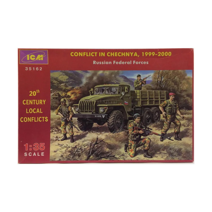 Конфликт в Чечне 1999-2000 гг. - Федеральные силы России, Military Models 1/35 Scale (ICM)
Конфликт в Чечне 1999-2000 гг. - Федеральные силы России, Military Models 1/35 Scale (ICM)