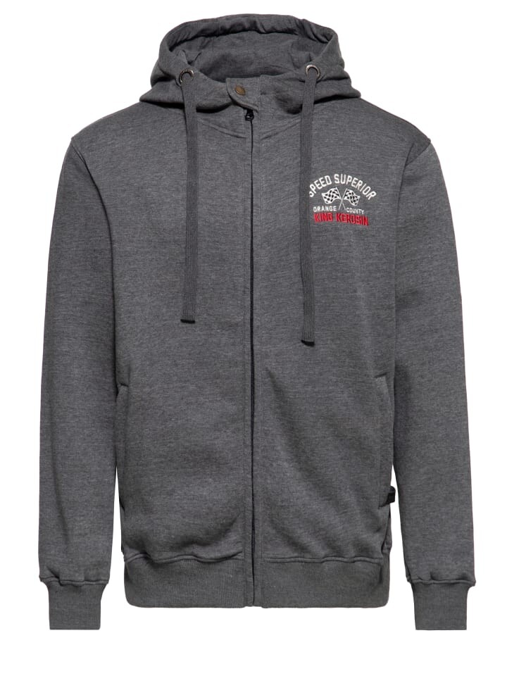 Спортивная куртка King Kerosin Zip Hoodie Speed Superior, серый
Спортивная куртка King Kerosin Zip Hoodie Speed Superior, серый