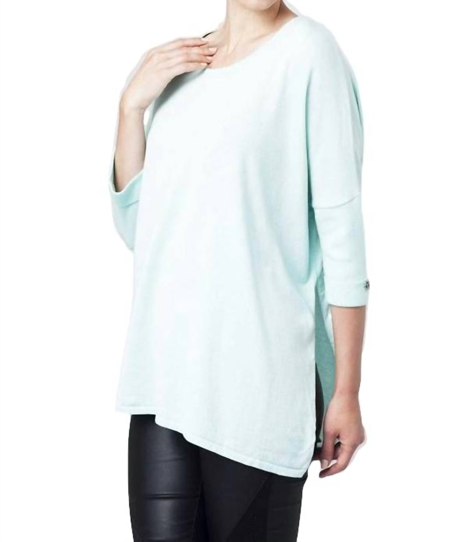 Высокий-низкий топ в ментоле ANGEL, цвет menthol 
Высокий-низкий топ в ментоле ANGEL, цвет menthol