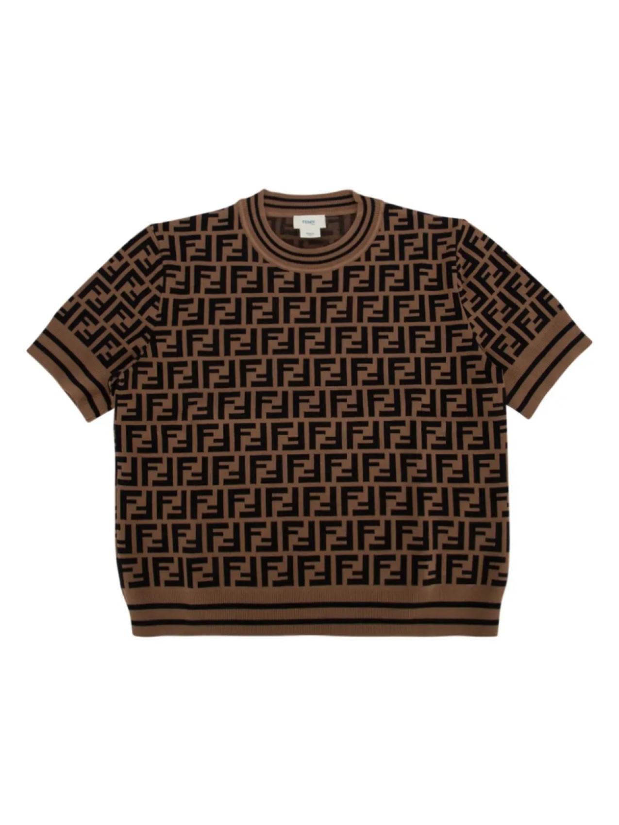 Свитер с логотипом FF Fendi Kids, коричневый
Свитер с логотипом FF Fendi Kids, коричневый