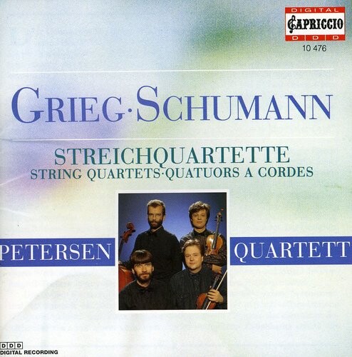 CD диск Grieg / Schumann / Petersen: String Quartets Opus 27 & 41
CD диск Grieg / Schumann / Petersen: String Quartets Opus 27 & 41