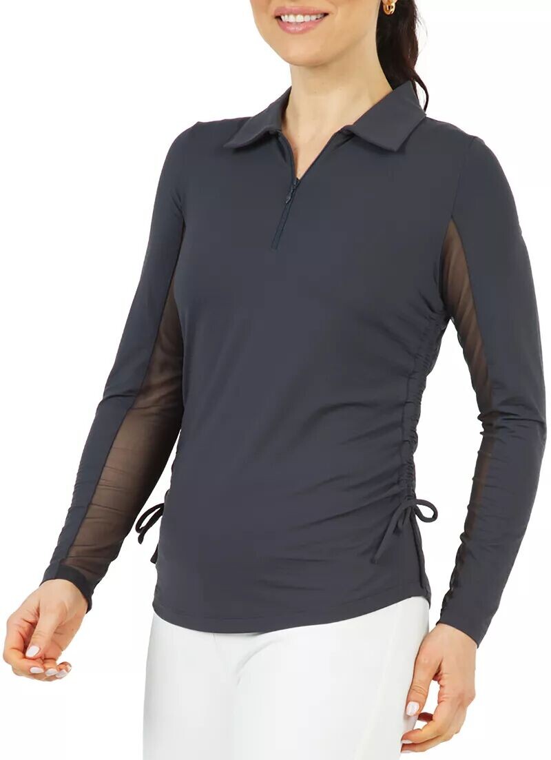 Ibkul Женская рубашка-поло для гольфа с регулируемым шнурком и молнией 1/4
Ibkul Женская рубашка-поло для гольфа с регулируемым шнурком и молнией 1/4