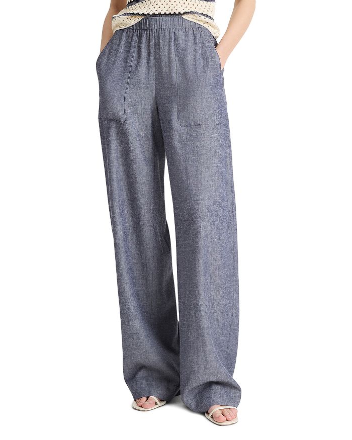 Утилитарные брюки с карманами Vince, синий
Утилитарные брюки с карманами Vince, синий