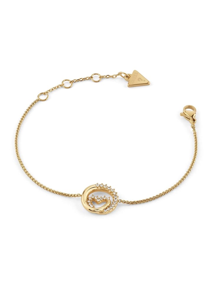 Guess Женский браслет в форме сердца, золотистого цвета, размер S
Guess Женский браслет в форме сердца, золотистого цвета, размер S