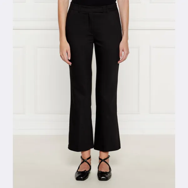 Расклешенные брюки-сигареты из капока Marella, черный
Расклешенные брюки-сигареты из капока Marella, черный