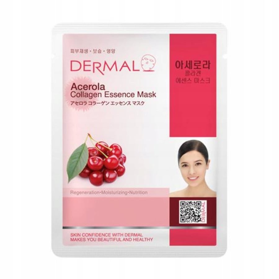 Коллагеновая маска с ацеролой DERMAL Essence Mask, 23 г
Коллагеновая маска с ацеролой DERMAL Essence Mask, 23 г