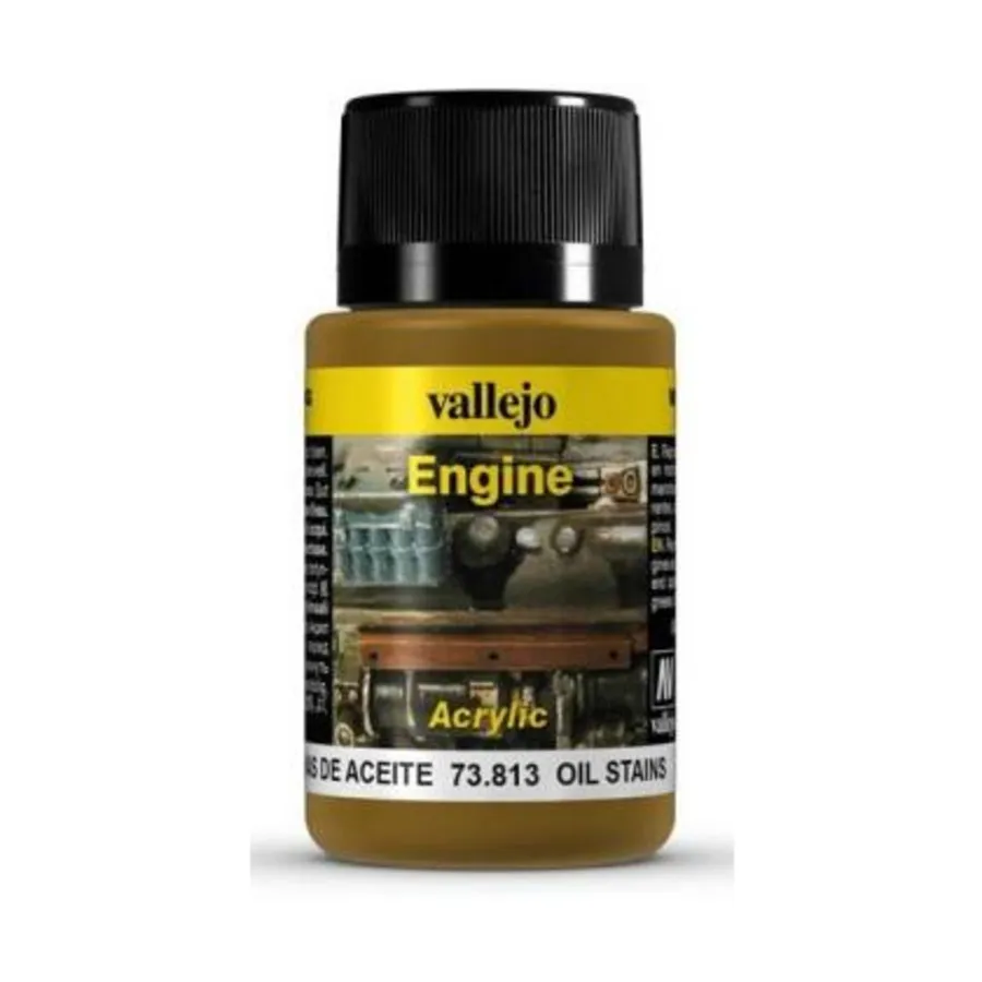 Двигатель — масляные пятна, Weathering Effects (Vallejo)
Двигатель — масляные пятна, Weathering Effects (Vallejo)