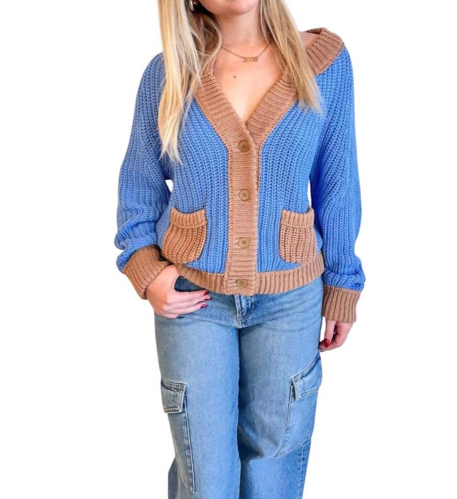 Кардиган Coastal Calm синего цвета Mustard Seed
Кардиган Coastal Calm синего цвета Mustard Seed