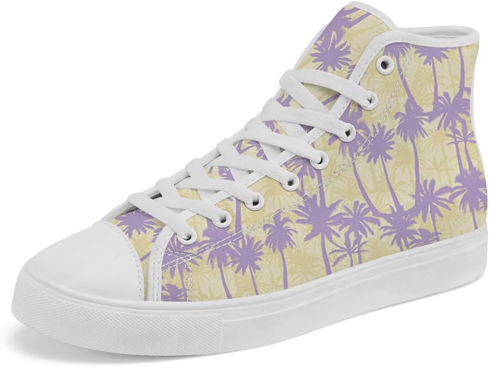 Кроссовки Chebing Palm Tree High Top Canvas Shoes Tropical High Top для женщин и мужчин, пурпурный
Кроссовки Chebing Palm Tree High Top Canvas Shoes Tropical High Top для женщин и мужчин, пурпурный