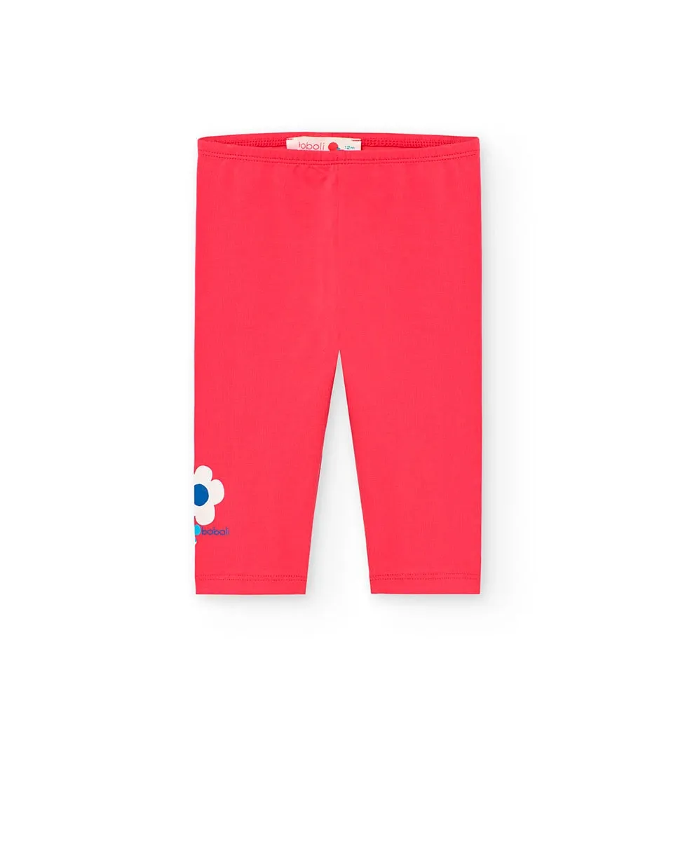 Пиратские леггинсы для девочки с деталями на ноге Boboli, фуксия
Пиратские леггинсы для девочки с деталями на ноге Boboli, фуксия