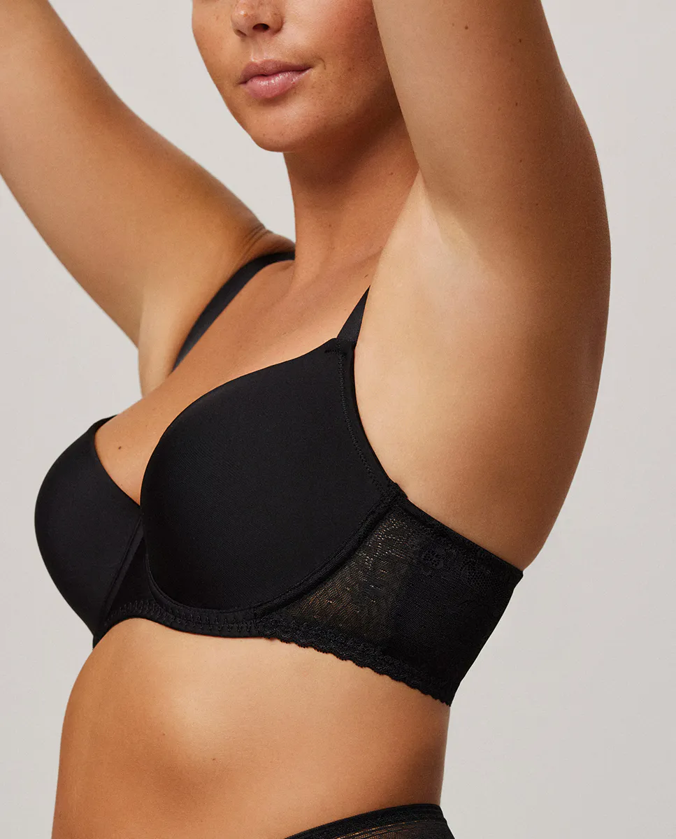 Бюстгальтер на косточках с анатомической спинкой Ysabel Mora, черный
Бюстгальтер на косточках с анатомической спинкой Ysabel Mora, черный