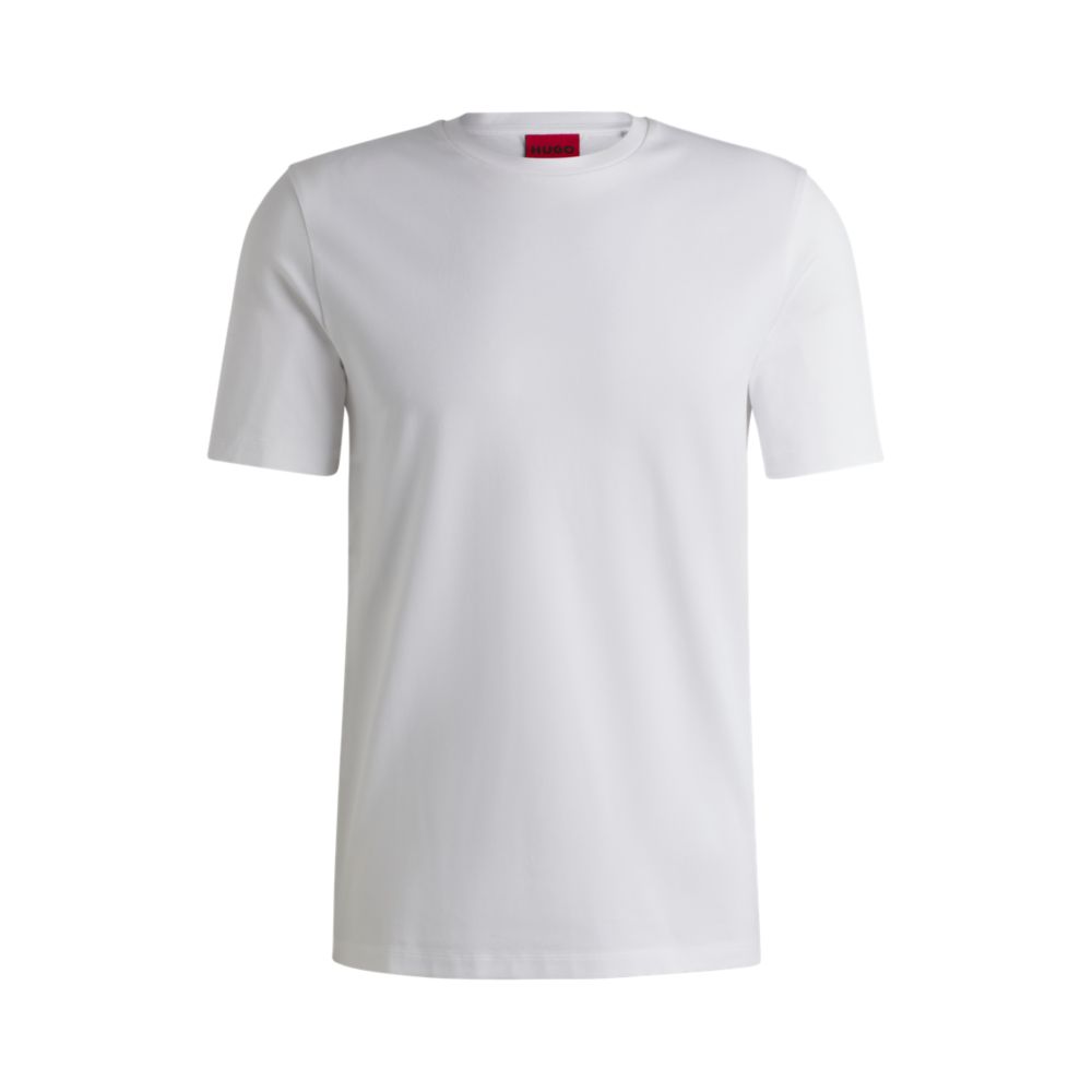 Футболка облегающего кроя из мерсеризованного стрейчевого хлопкового пике HUGO, белый
Футболка облегающего кроя из мерсеризованного стрейчевого хлопкового пике HUGO, белый