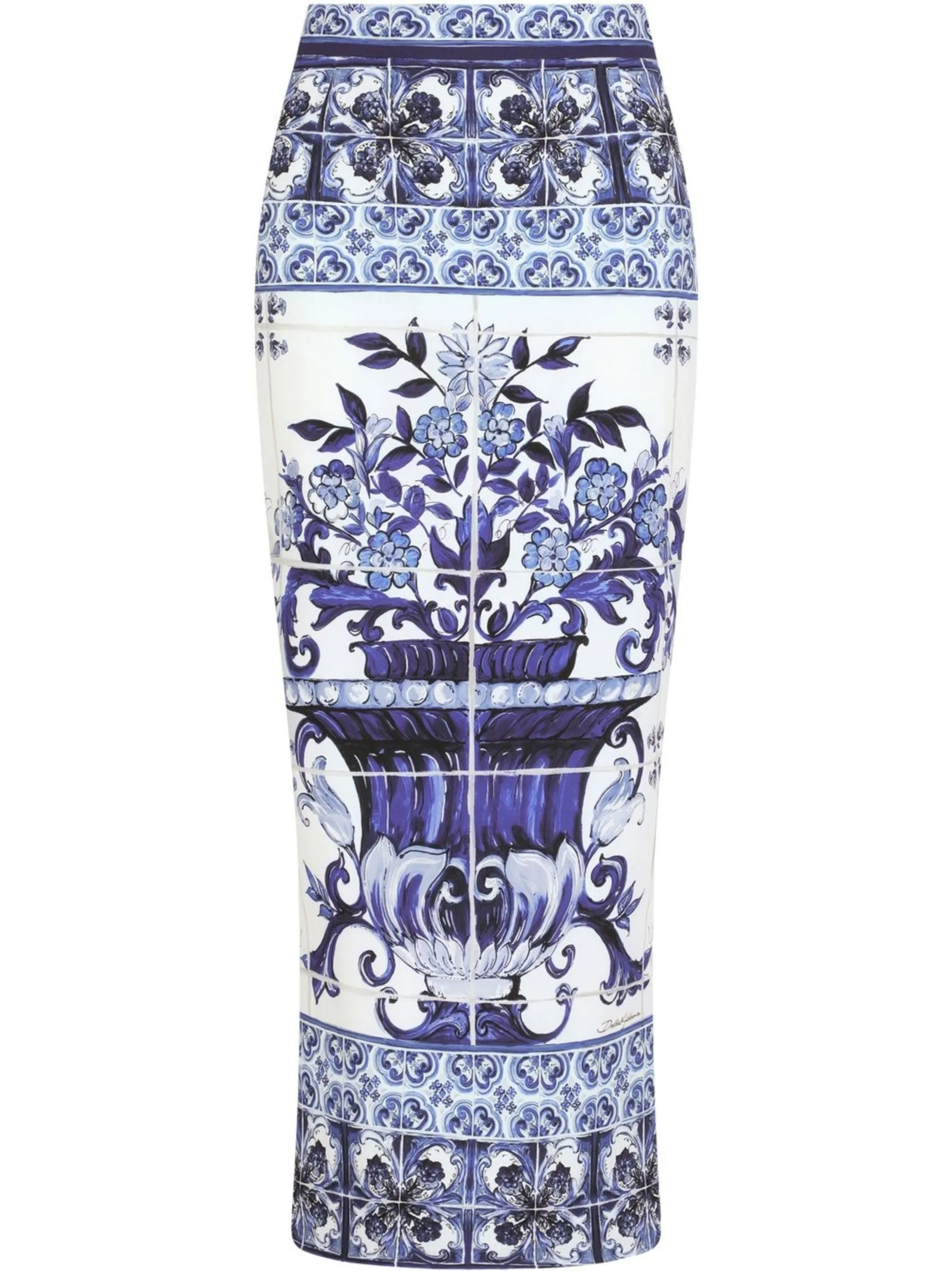 Юбка-карандаш с принтом Maiolica Dolce & Gabbana, синий
Юбка-карандаш с принтом Maiolica Dolce & Gabbana, синий
