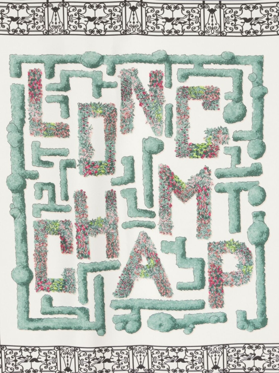 Longchamp шелковый платок Jardin Parisien, белый
Longchamp шелковый платок Jardin Parisien, белый