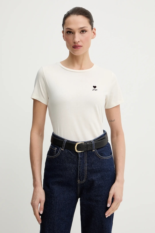 Хлопковая футболка c elove 1 BOSS Orange, бежевый
Хлопковая футболка c elove 1 BOSS Orange, бежевый