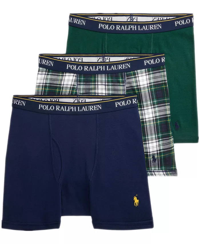 Мужской набор из 3 классических боксеров Polo Ralph Lauren
Мужской набор из 3 классических боксеров Polo Ralph Lauren