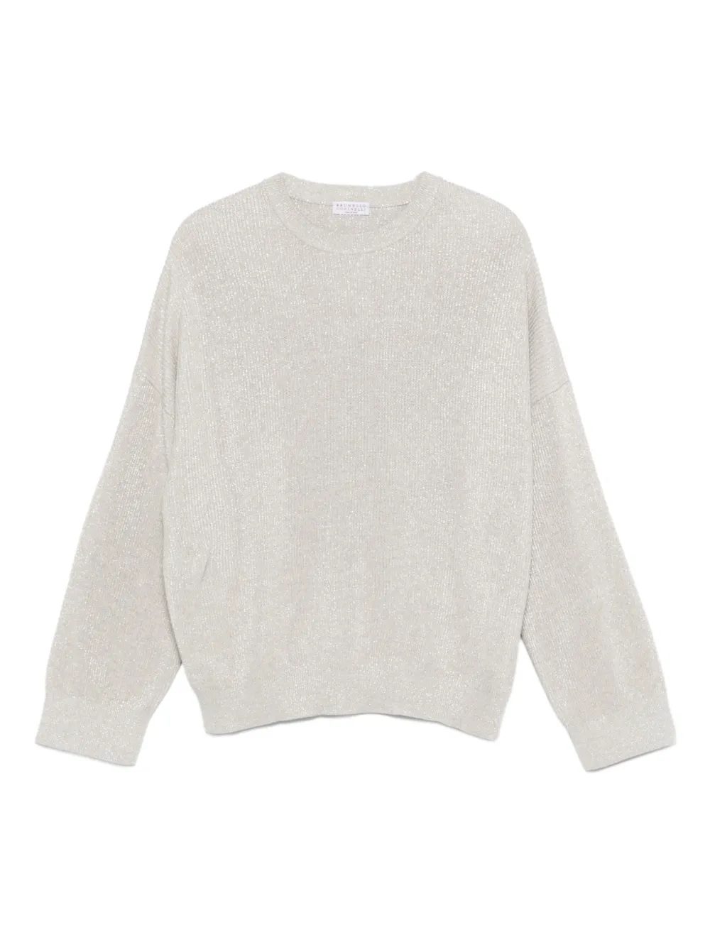 Свитер в рубчик с круглым вырезом Brunello Cucinelli, серый
Свитер в рубчик с круглым вырезом Brunello Cucinelli, серый