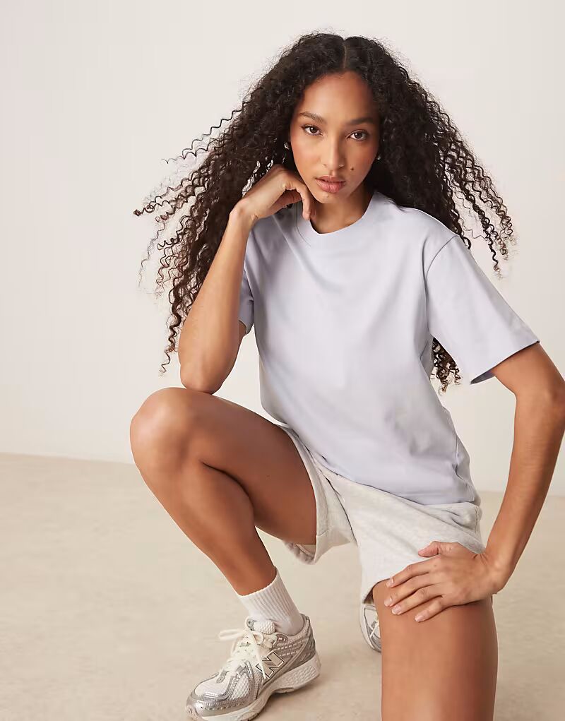 Футболка Gina Tricot с короткими рукавами светло-голубого цвета
Футболка Gina Tricot с короткими рукавами светло-голубого цвета