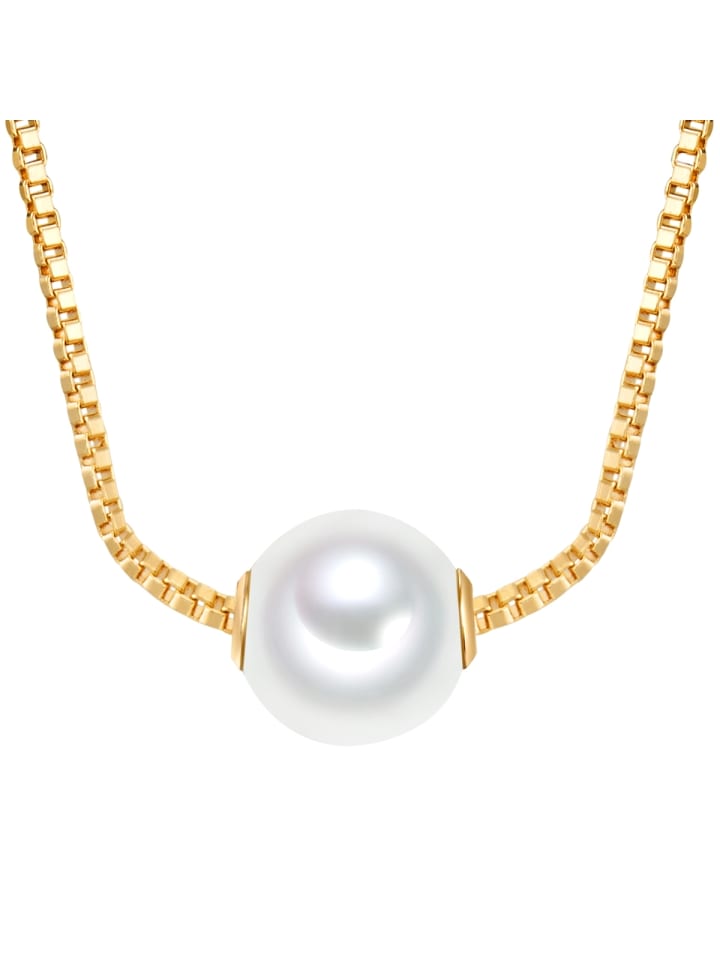 Lulu & Jane Серебряное колье с пресноводной культивированной жемчужиной в оправе из желтого золота
Lulu & Jane Серебряное колье с пресноводной культивированной жемчужиной в оправе из желтого золота