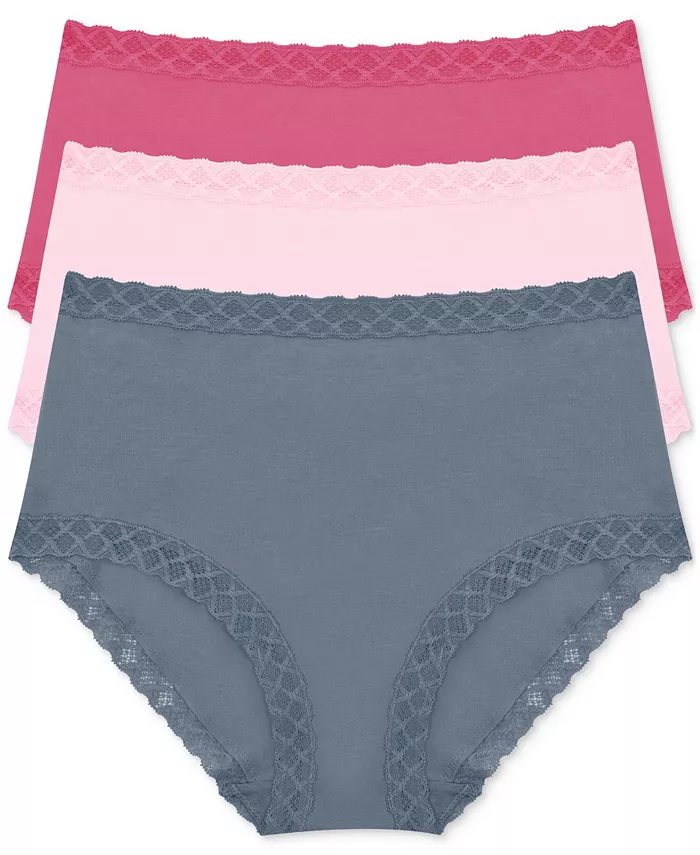Женские трусы Bliss Full Brief 3 шт. 755058MP Natori, синий
Женские трусы Bliss Full Brief 3 шт. 755058MP Natori, синий