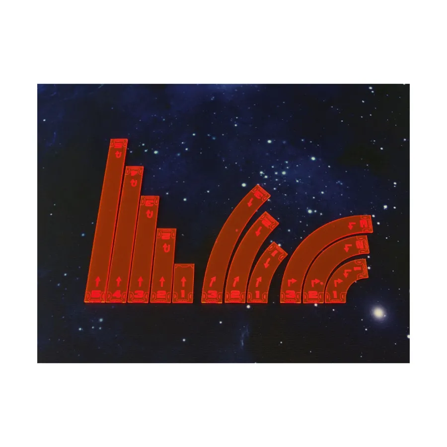 Space Fighter — Шаблоны движений — Розовый, Miniature Gaming Templates (Micro Art Studio)
Space Fighter — Шаблоны движений — Розовый, Miniature Gaming Templates (Micro Art Studio)