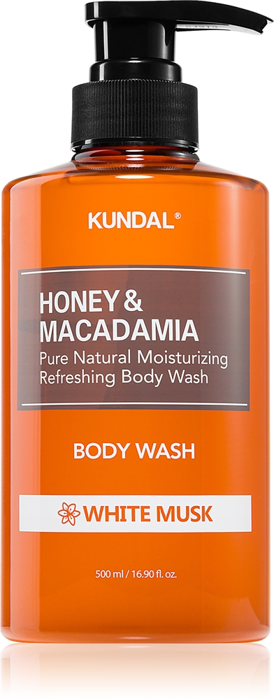 Шелковистый гель для душа с медом и макадамией, белым мускусом и увлажняющим эффектом Kundal, 500 мл
Шелковистый гель для душа с медом и макадамией, белым мускусом и увлажняющим эффектом Kundal, 500 мл