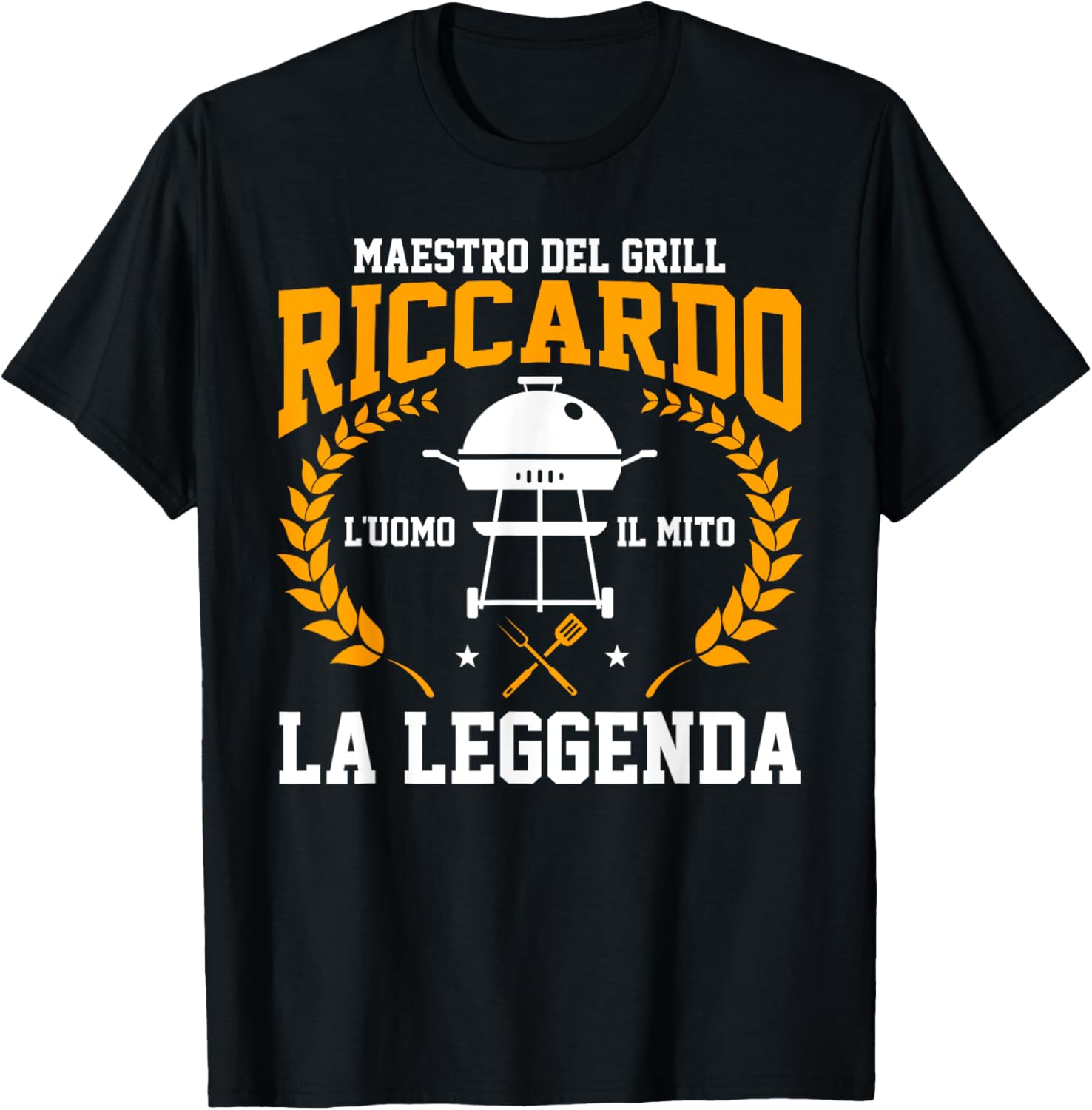 Мужская футболка BBQ Master Grill Ricardo Mito Legend, черная Divertente Detti Griglia Per Riccardo
Мужская футболка BBQ Master Grill Ricardo Mito Legend, черная Divertente Detti Griglia Per Riccardo