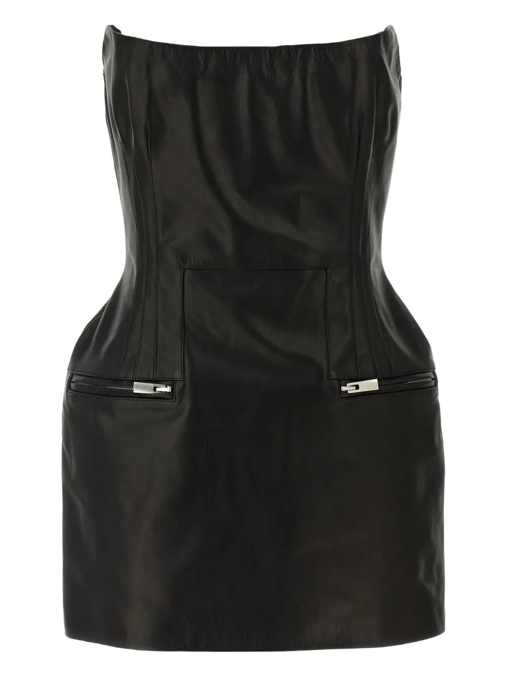 Платье мини с открытыми плечами Magda Butrym, черный
Платье мини с открытыми плечами Magda Butrym, черный