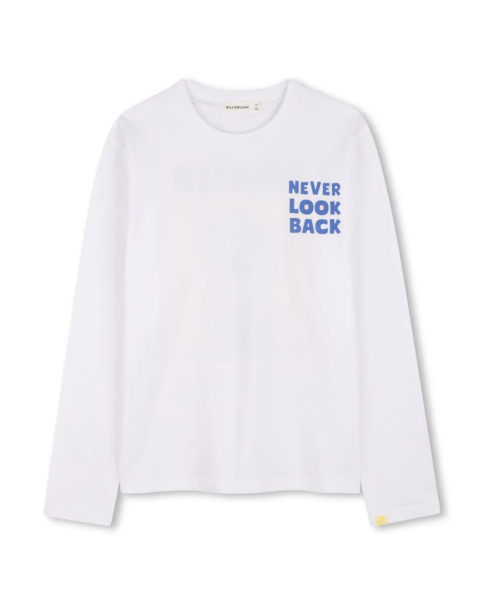 Детская футболка белая хлопковая Billieblush, белый
Детская футболка белая хлопковая Billieblush, белый