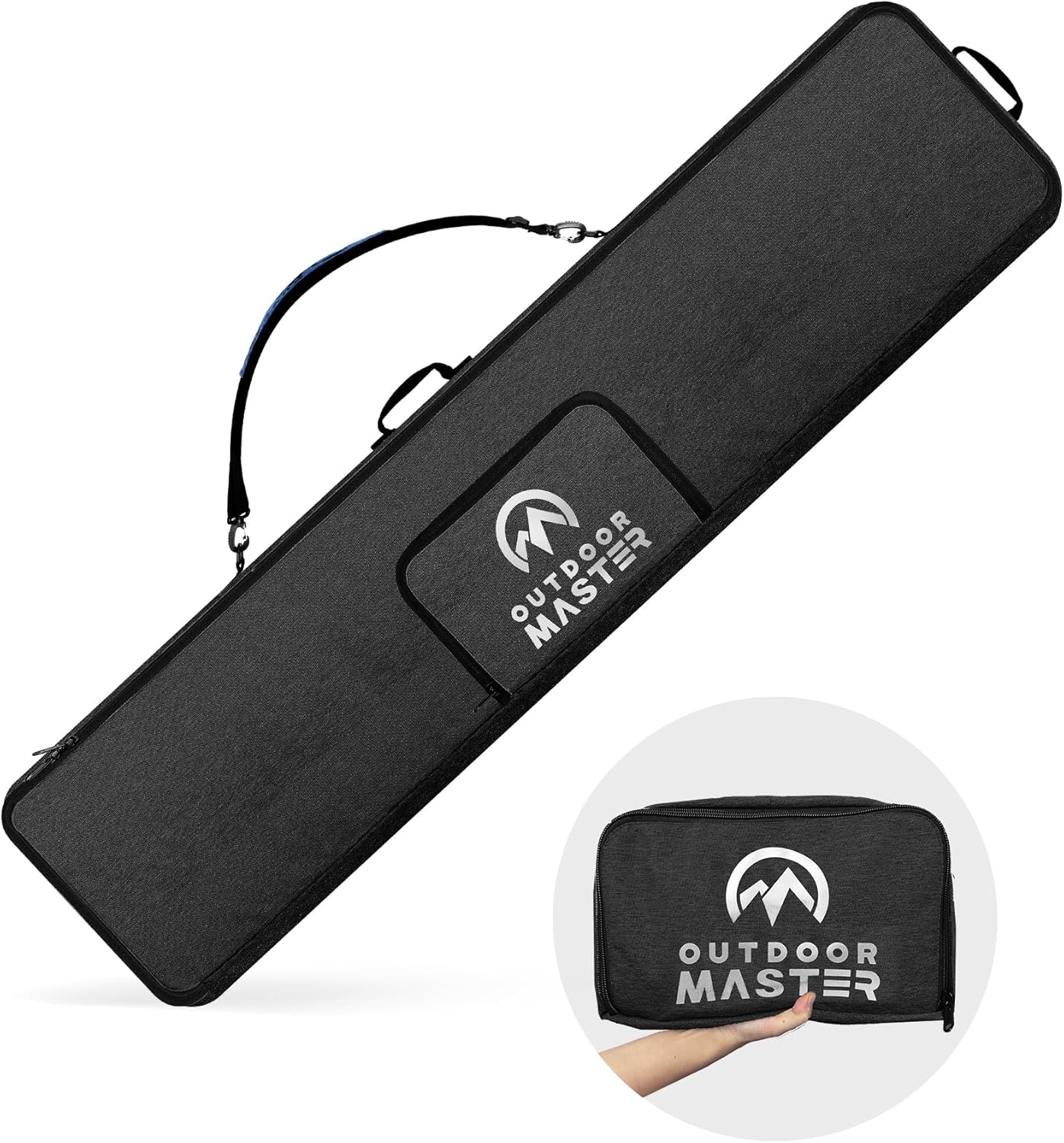 Сумка для сноуборда OutdoorMaster - водонепроницаемая дорожная сумка для сноуборда 900D с плечевым ремнем, складная конструкция для хранения, Black
Сумка для сноуборда OutdoorMaster - водонепроницаемая дорожная сумка для сноуборда 900D с плечевым ремнем, складная конструкция для хранения, Black