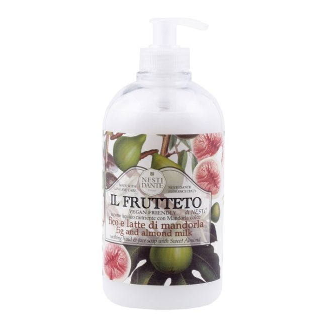 Жидкое мыло для рук и лица с инжиром и миндальным молоком Il frutteto Nesti Dante, 500 мл
Жидкое мыло для рук и лица с инжиром и миндальным молоком Il frutteto Nesti Dante, 500 мл