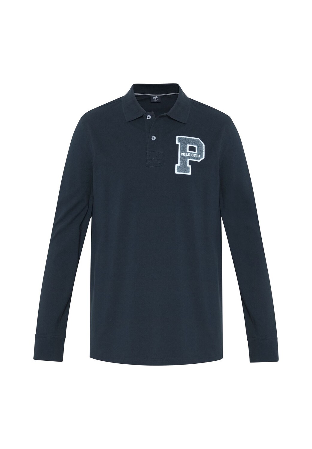 Поло с длинными рукавами и лейблом POLO SYLT, цвет 19-4010 Total Eclipse
Поло с длинными рукавами и лейблом POLO SYLT, цвет 19-4010 Total Eclipse