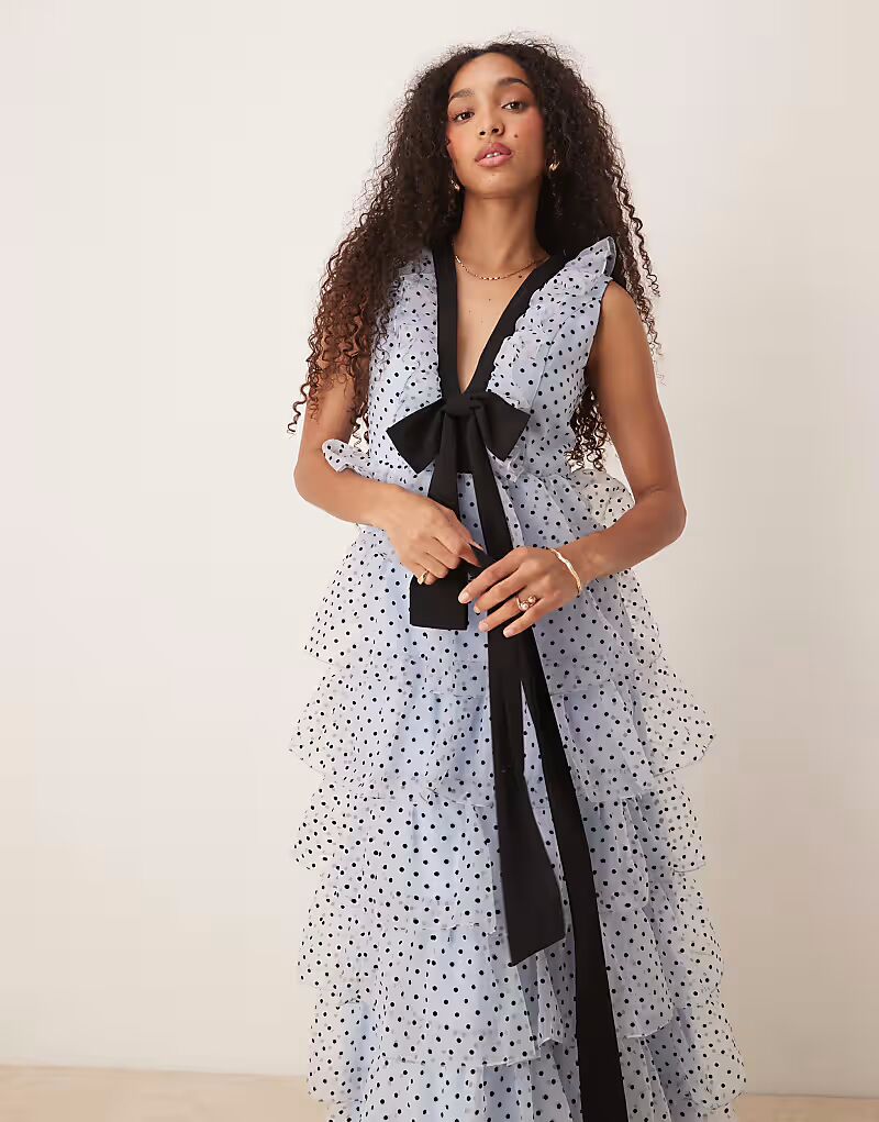 Платье миди Dream Sister Jane Haven с оборками синего цвета
Платье миди Dream Sister Jane Haven с оборками синего цвета