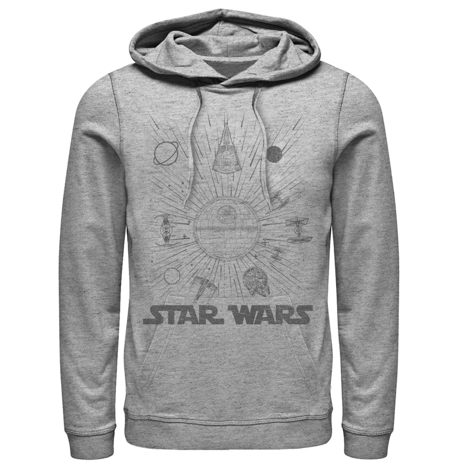 Мужская толстовка с капюшоном «Звездные войны: корабли и линии» Licensed Character
Мужская толстовка с капюшоном «Звездные войны: корабли и линии» Licensed Character