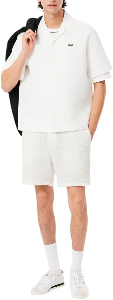 Шорты Lacoste мужские свободные вафельные 6.25", White
Шорты Lacoste мужские свободные вафельные 6.25", White