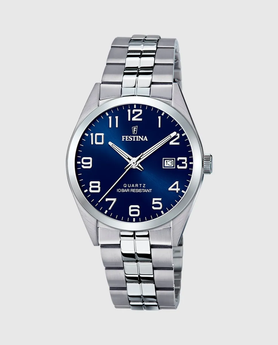 Мужские часы F20437/3 Classic Steel серебристо-стальные Festina, серебряный
Мужские часы F20437/3 Classic Steel серебристо-стальные Festina, серебряный