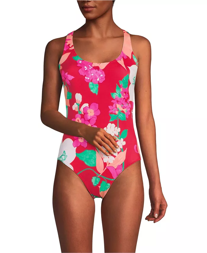 Женский цельнокроеный купальник Tugless X-Back без застежек Lands' End, розовый
Женский цельнокроеный купальник Tugless X-Back без застежек Lands' End, розовый