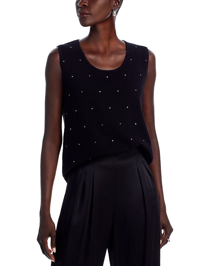 Свитер без рукавов C by Bloomingdale's из кашемира, украшенный стразами C by Bloomingdale's Cashmere, черный
Свитер без рукавов C by Bloomingdale's из кашемира, украшенный стразами C by Bloomingdale's Cashmere, черный