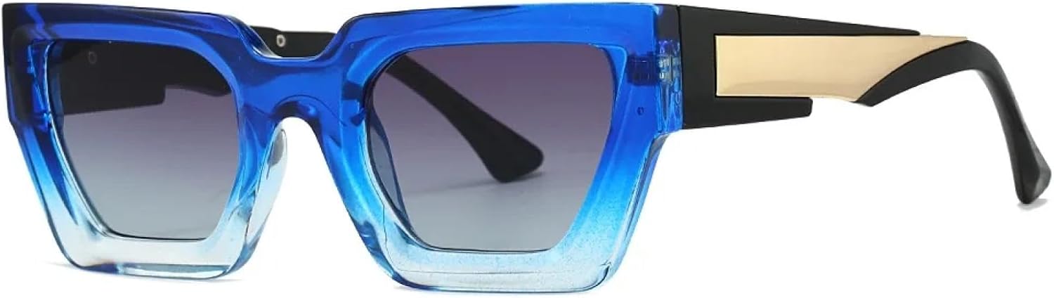 Классические солнцезащитные очки с градиентным леопардовым принтом для женщин, роскошные винтажные солнцезащитные очки для мужчин, популярные панк-очки с защитой от УФ-излучения UV400 generic, Blue Gray
Классические солнцезащитные очки с градиентным леопардовым принтом для женщин, роскошные винтажные солнцезащитные очки для мужчин, популярные панк-очки с защитой от УФ-излучения UV400 generic, Blue Gray