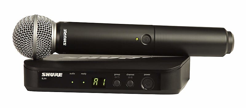 Беспроводная микрофонная система Shure BLX24 / SM58-H10
Беспроводная микрофонная система Shure BLX24 / SM58-H10