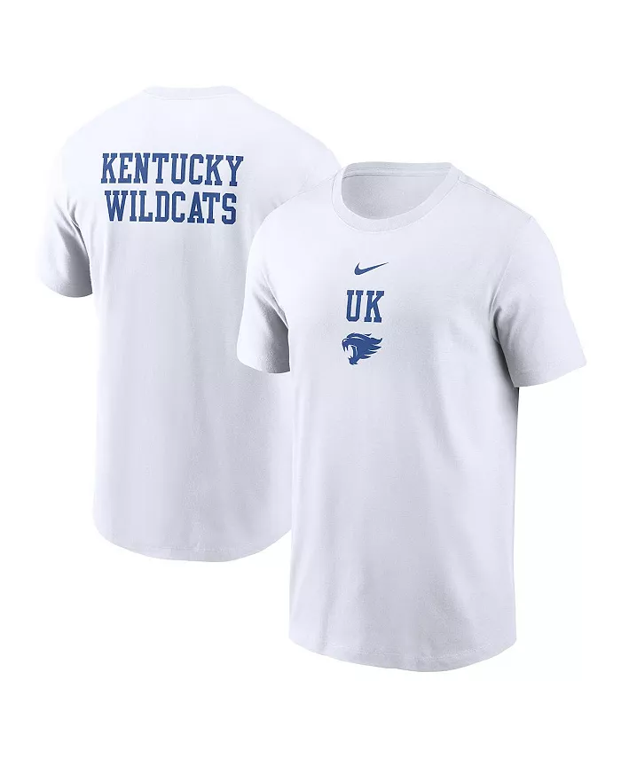 Мужская белая футболка Kentucky Wildcats 2-Hit Stacked Nike
Мужская белая футболка Kentucky Wildcats 2-Hit Stacked Nike