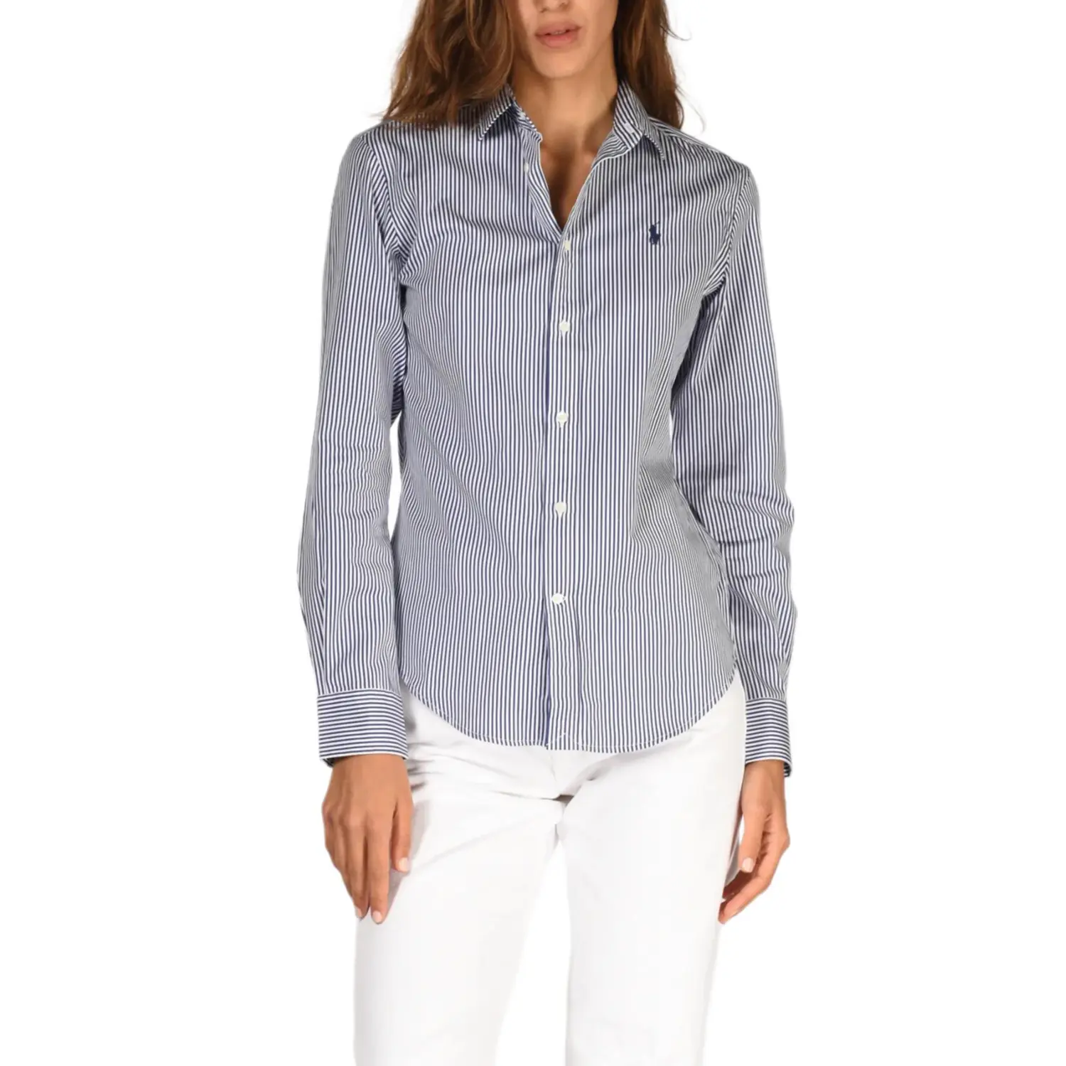 Polo Ralph Lauren Рубашка SS24 женская морская синяя
Polo Ralph Lauren Рубашка SS24 женская морская синяя