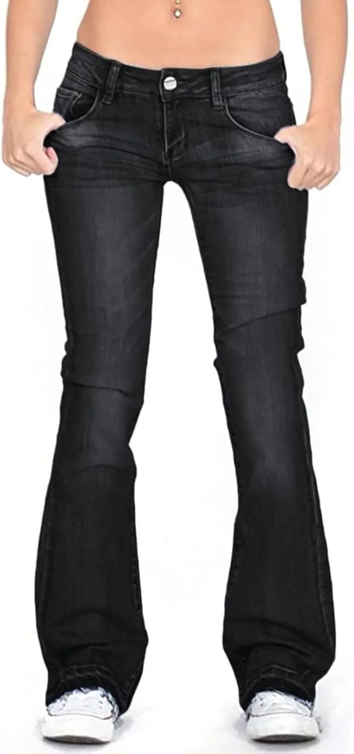 Maiyifu-GJ женские джинсы boot cut mid rise с эффектом стройности и потертостями
Maiyifu-GJ женские джинсы boot cut mid rise с эффектом стройности и потертостями