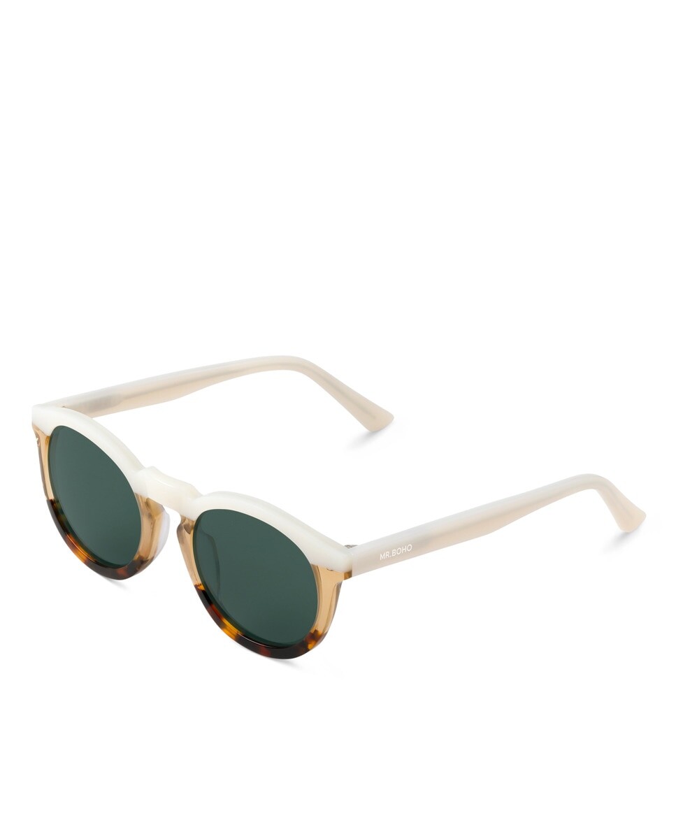 Круглые трехцветные солнцезащитные очки унисекс Mr. Boho из ацетата Mr. Boho, мультиколор
Круглые трехцветные солнцезащитные очки унисекс Mr. Boho из ацетата Mr. Boho, мультиколор