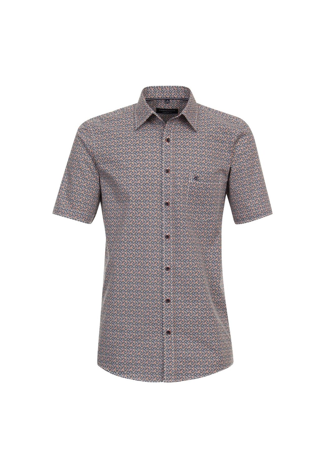 Мужская повседневная рубашка с коротким рукавом и принтом, удобная посадка CASAMODA, оранжевый
Мужская повседневная рубашка с коротким рукавом и принтом, удобная посадка CASAMODA, оранжевый