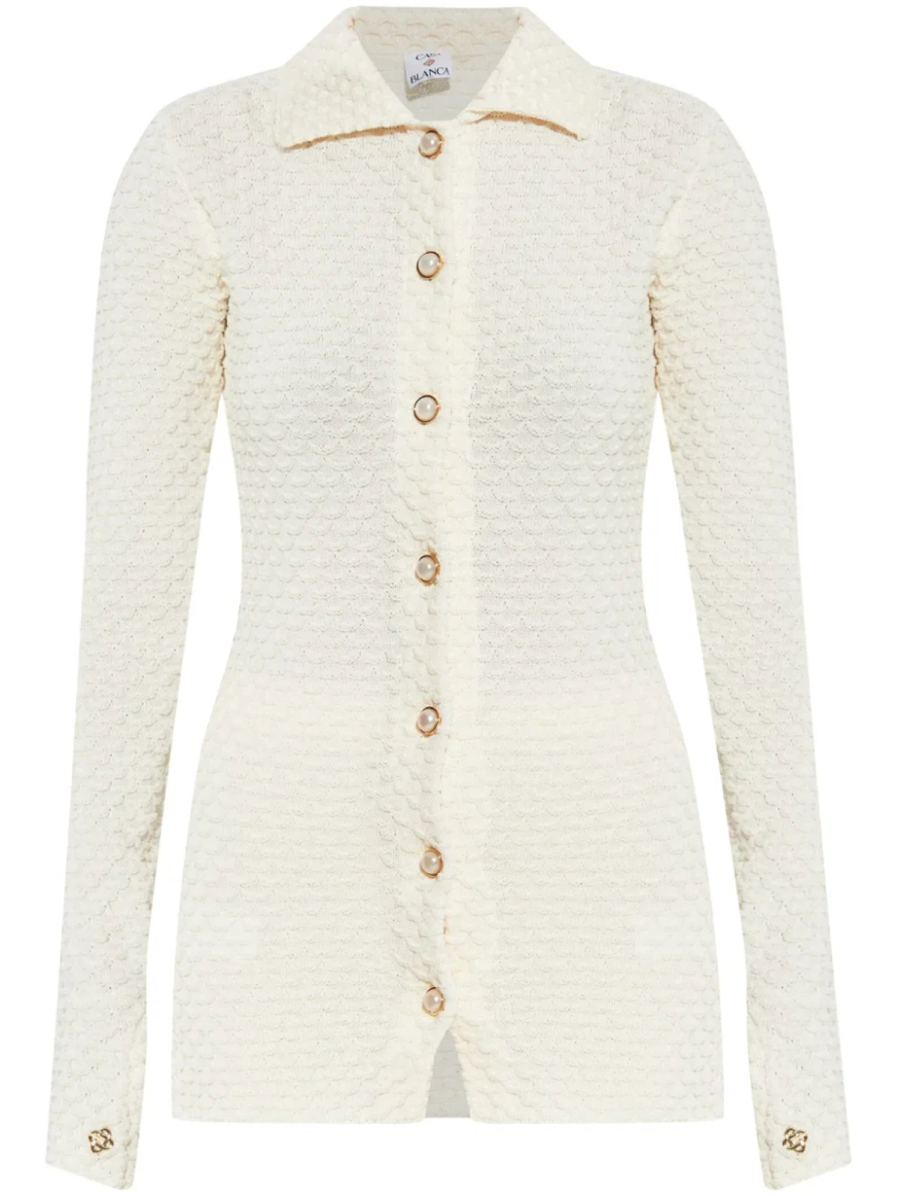 Текстурированная рубашка Casablanca, белый
Текстурированная рубашка Casablanca, белый